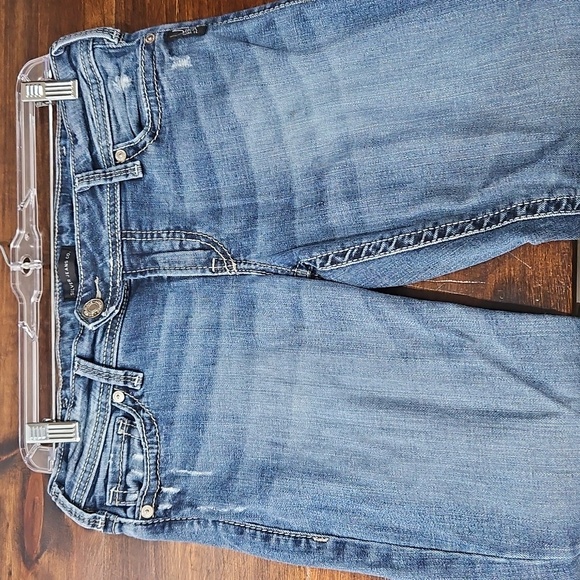Silver Jeans Blue Straight Leg Denim - Picture 3 of 10